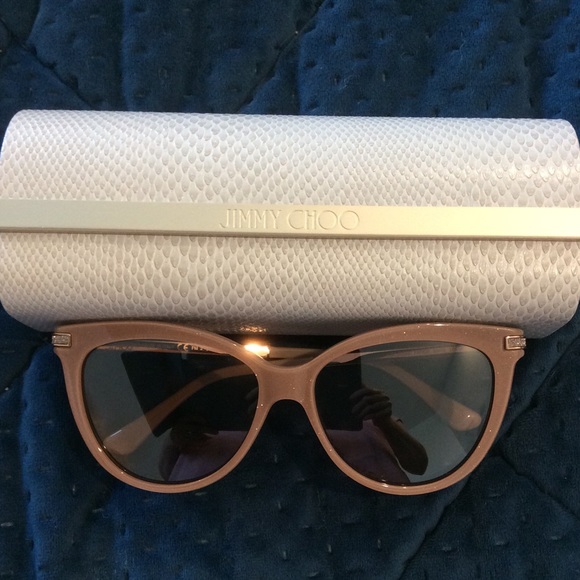 Jimmy Choo Axelle Sunglasses & case - Picture 1 of 7